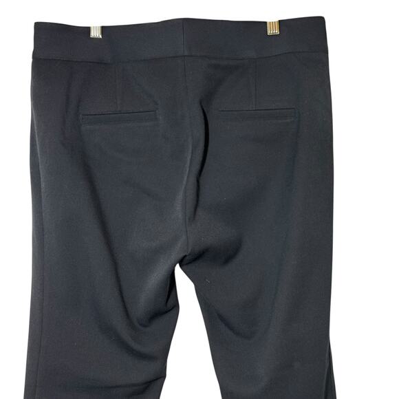 Veronica Beard Navy Blue Metro Cropped Kick Flare Pants Size 12 Work Career - Picture 4 of 7